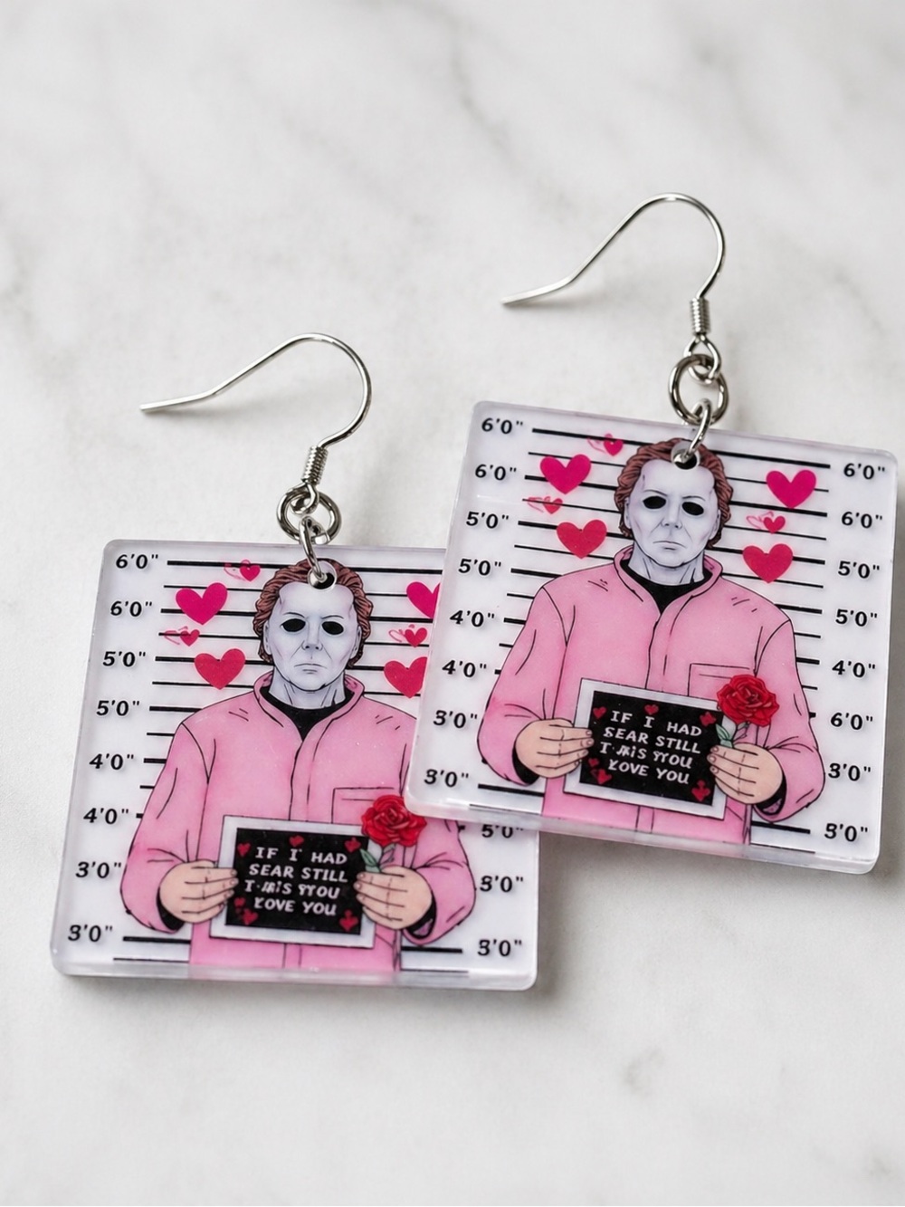 Michael Myers‎ Halloween horror movie earrings #Halloween #Horror #michaelmyers